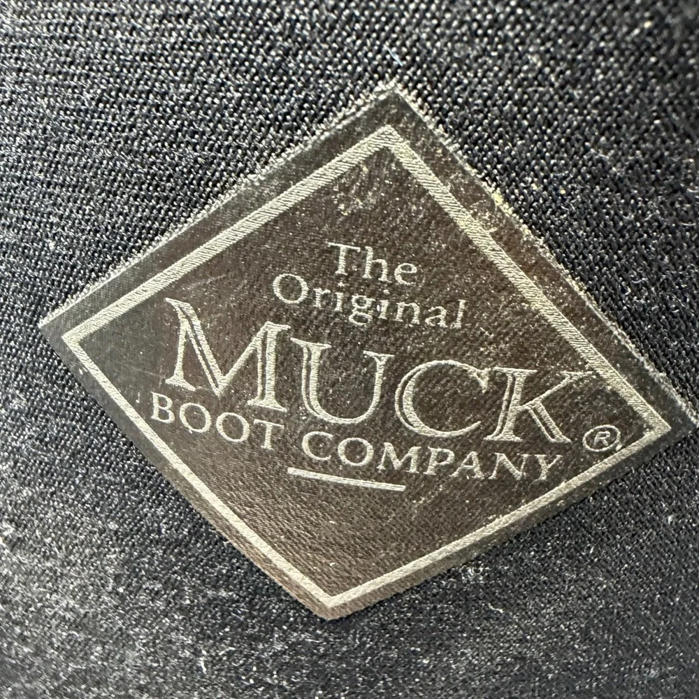 The Original Muck Boot Company Kids Black Waterproof Rain Mud Boots Size 6 US